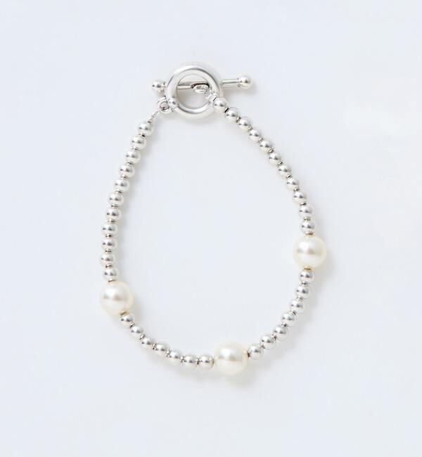 TIARA「《別注》【PHILIPPE AUDIBERT/フィリップオーディベール】パールブレスレット（BR6823:AR）」|ブレスレット・バングル|シルバー