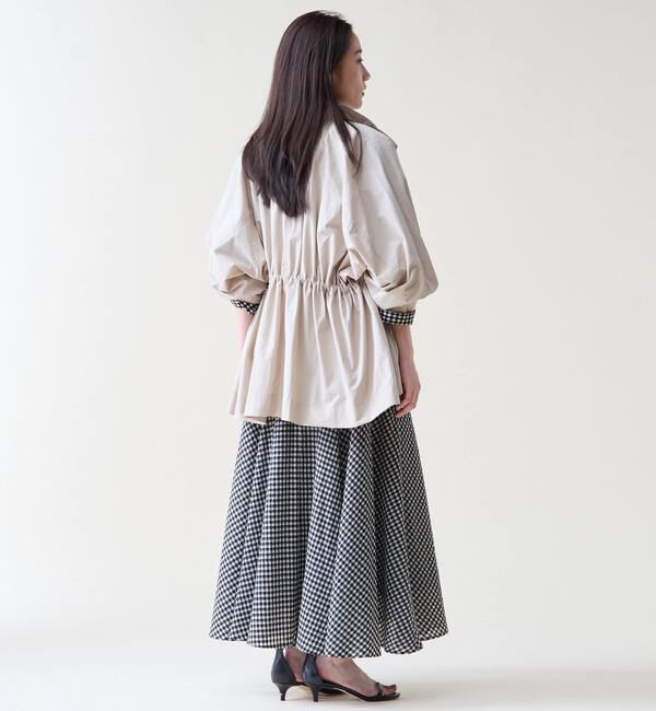 TIARA「ギンガムチェックフレアスカート」|スカート|