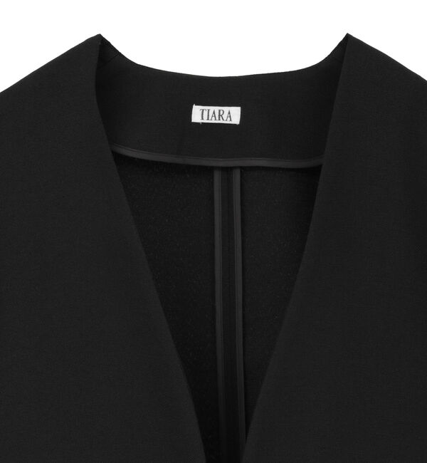 TIARA「ノーカラージャケット」|ノーカラージャケット|