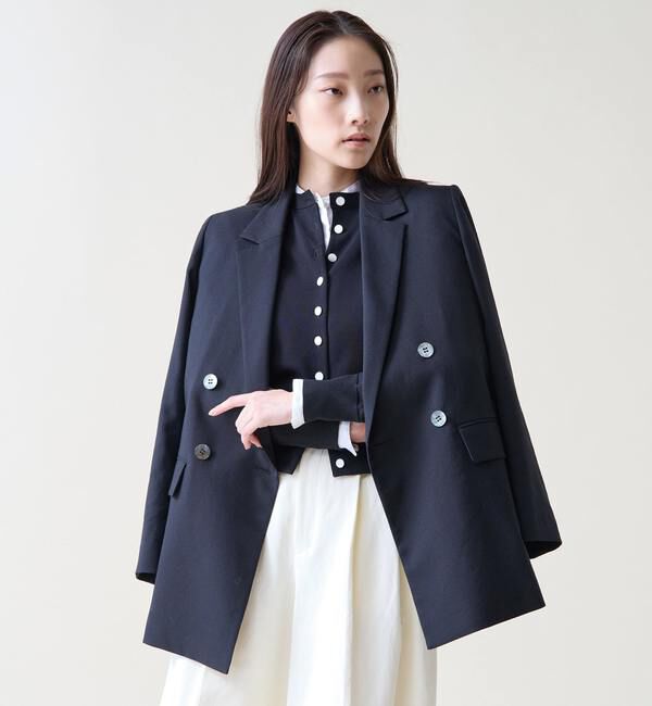TIARA「リラックスダブルジャケット」|テーラードジャケット|