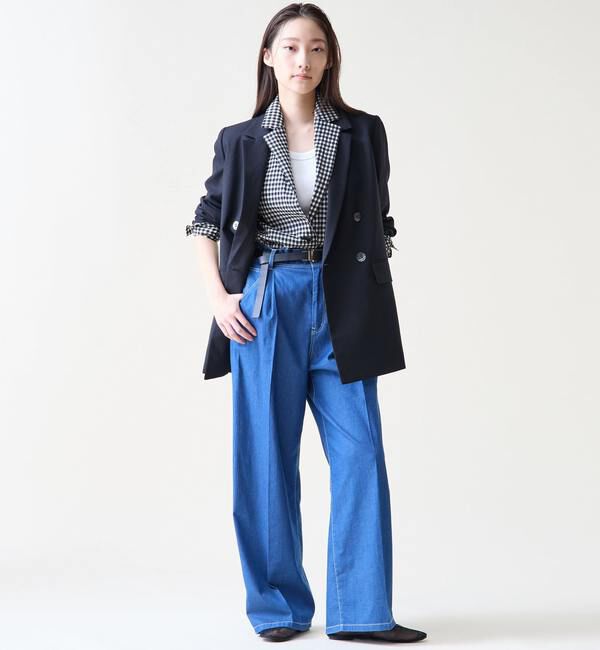 TIARA「リラックスダブルジャケット」|テーラードジャケット|