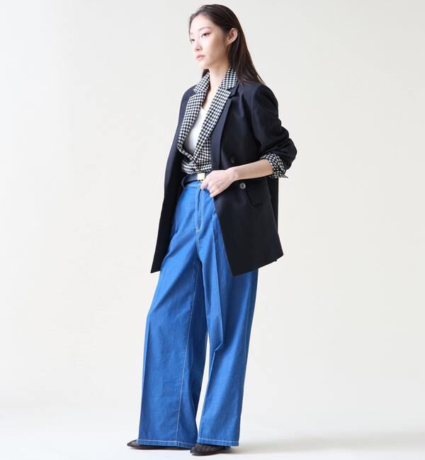 TIARA「リラックスダブルジャケット」|テーラードジャケット|