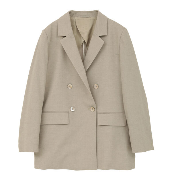 TIARA「リラックスダブルジャケット」|テーラードジャケット|