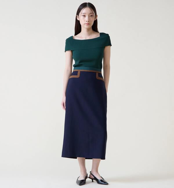 TIARA「カラーブロックタイトスカート」|スカート|