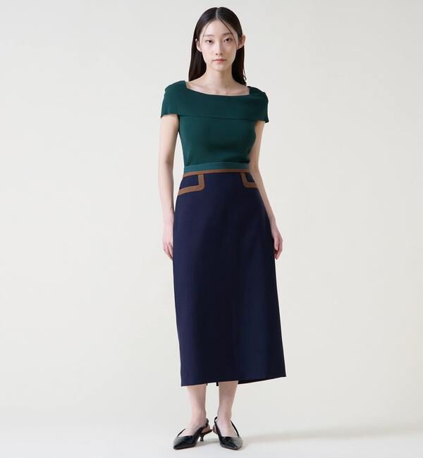 TIARA「カラーブロックタイトスカート」|スカート|