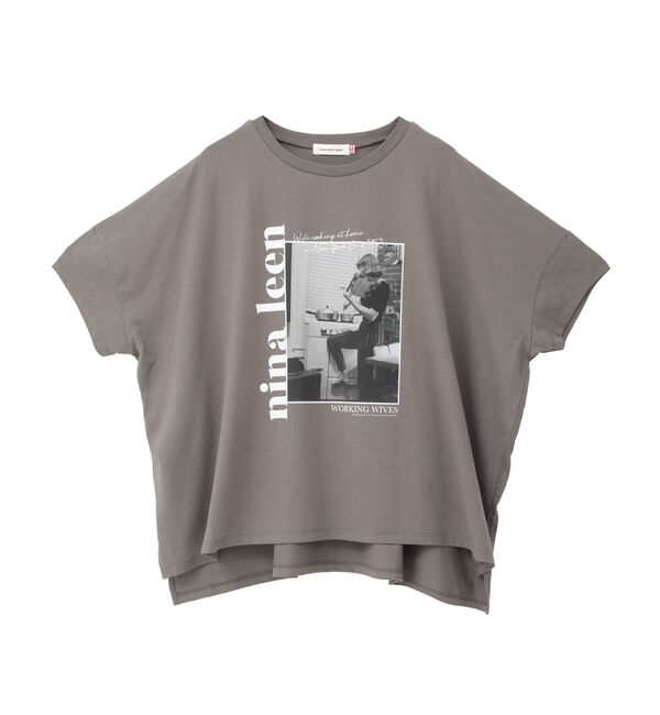 TIARA「【GOOD ROCK SPEED/グッドロックスピード】プリントTシャツ」|Tシャツ・カットソー|チャコールグレー