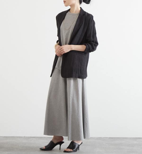 Liesse「カットソーフレアスカート（セットアップ対応）」|スカート|