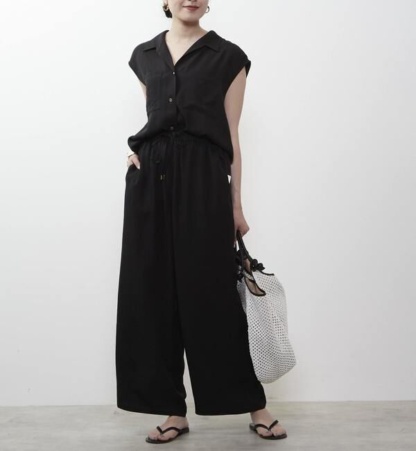 Liesse「ドロストワイドパンツ（セットアップ対応）」|その他|