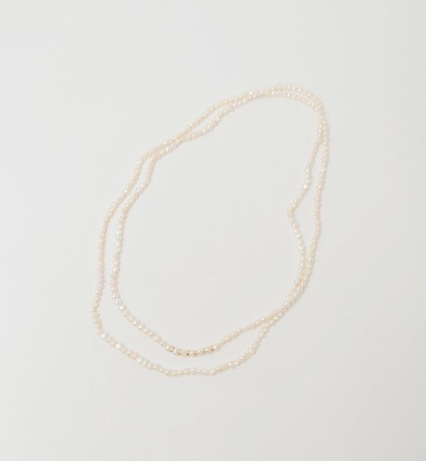 Liesse「【EO/イオ】Long pearl necklace 170cm(EO24AW-14)」|ネックレス|ゴールド