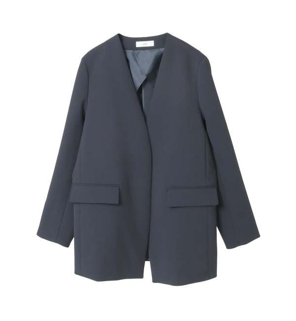 Liesse「Vカラージャケット」|ノーカラージャケット|