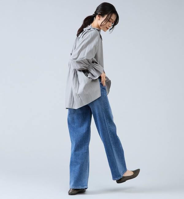 Liesse「フリルネックブラウス」|シャツ・ブラウス|