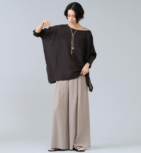 Liesse「ワイドドルマンオーバーニット」|ニット・セーター|