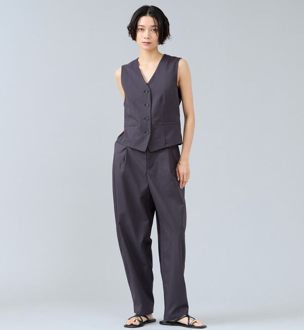 Liesse「麻調ベスト」|ベスト・ジレ|