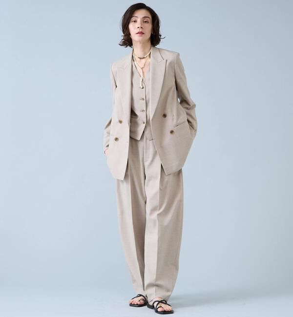 Liesse「麻調ベスト」|ベスト・ジレ|