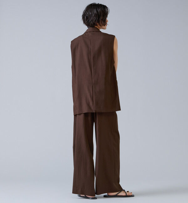 Liesse「テンセルナイロンテーラードジレ」|ベスト・ジレ|