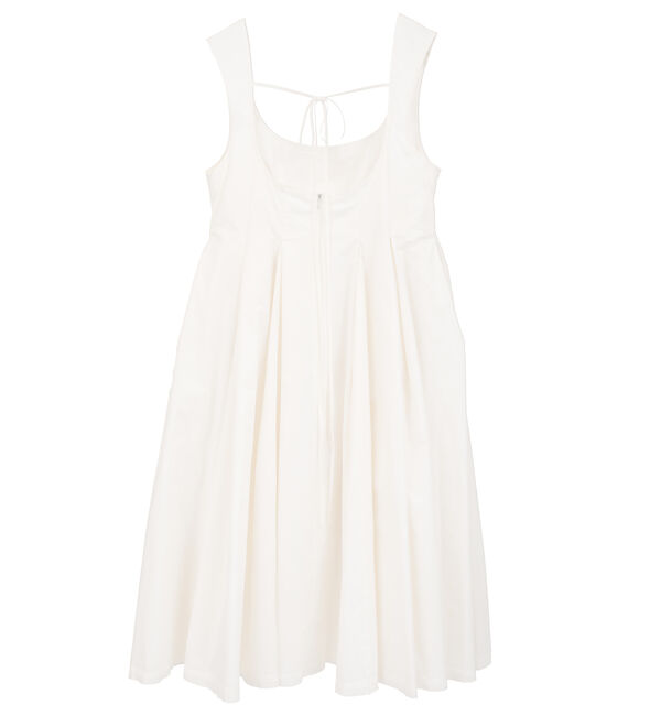 SOFFITTO「【ATELIER EDITION/アトリエ エディション 】Pleated Cotton Dress」|ワンピース|