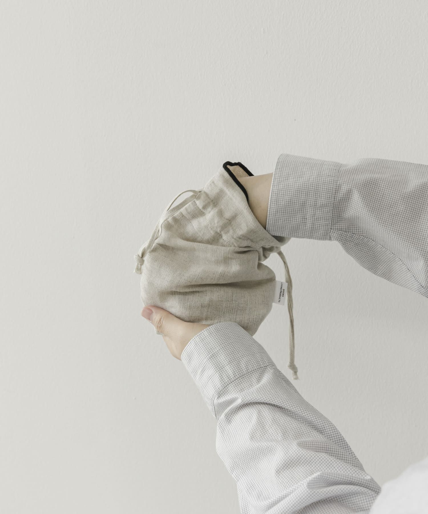 URBAN RESEARCH DOORS「DOORS LIVING PRODUCTS　コットンリネンライン巾着S」|その他|