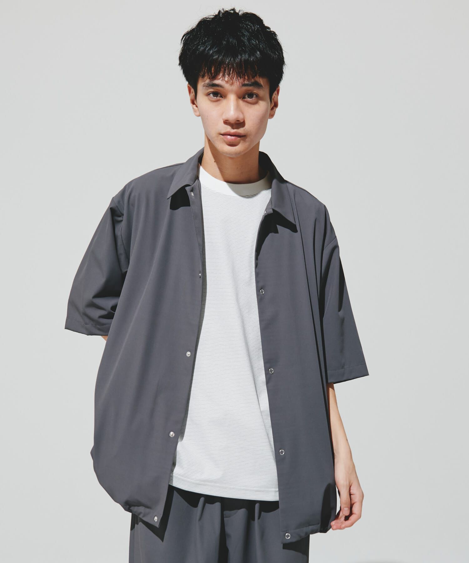 URBAN RESEARCH DOORS「『仁村紗和さん着用』『UR TECH』サマシェア シャツカーディガン」|シャツ・ブラウス|