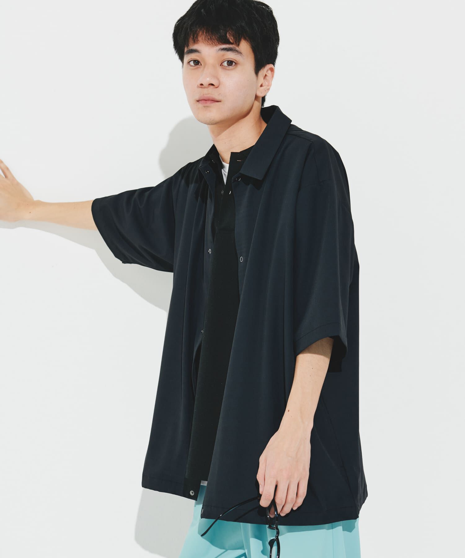 URBAN RESEARCH DOORS「『仁村紗和さん着用』『UR TECH』サマシェア シャツカーディガン」|シャツ・ブラウス|