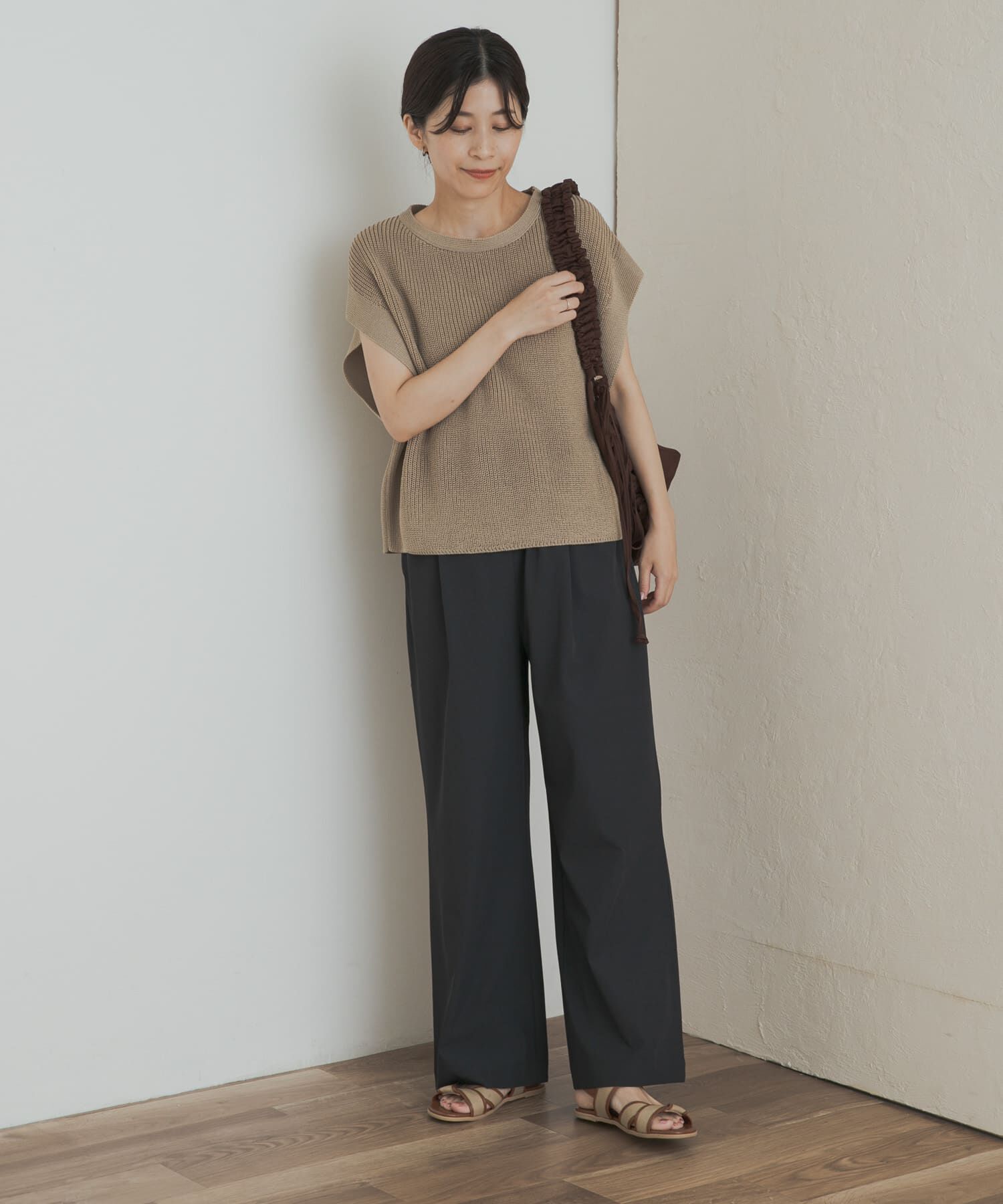 URBAN RESEARCH DOORS「『仁村紗和さん着用』『UR TECH』サマシェアストレートイージーパンツ」|その他|