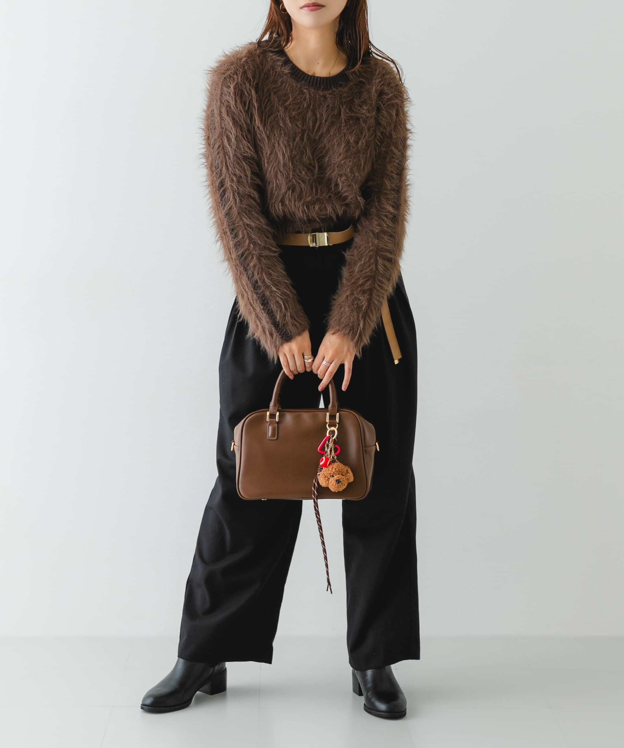 RODE SKO「チャームセットボストンバッグ」|ボストンバッグ|