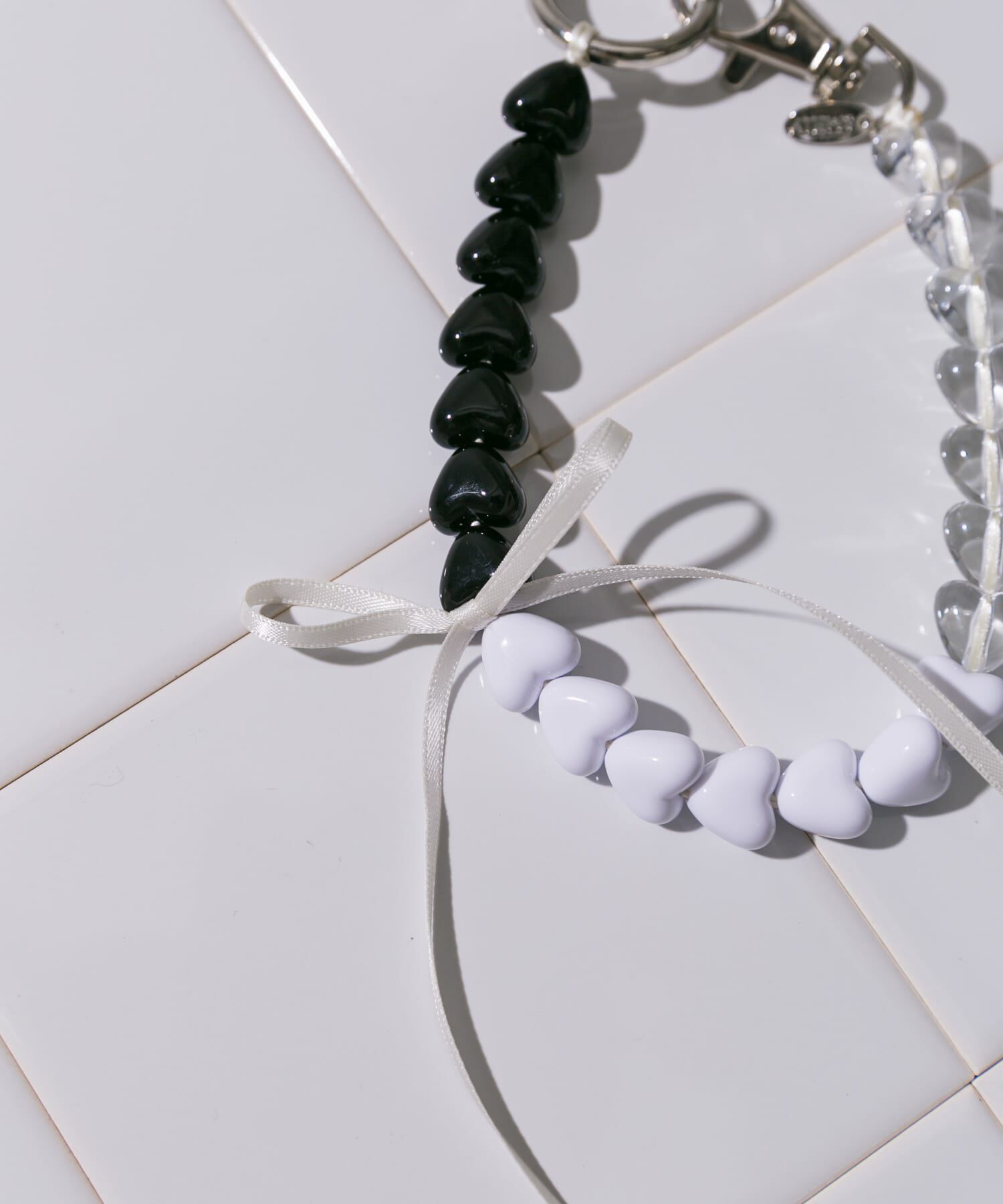 SMELLY「カラフルミニハートリボンキーチェーン」|モバイルケース|