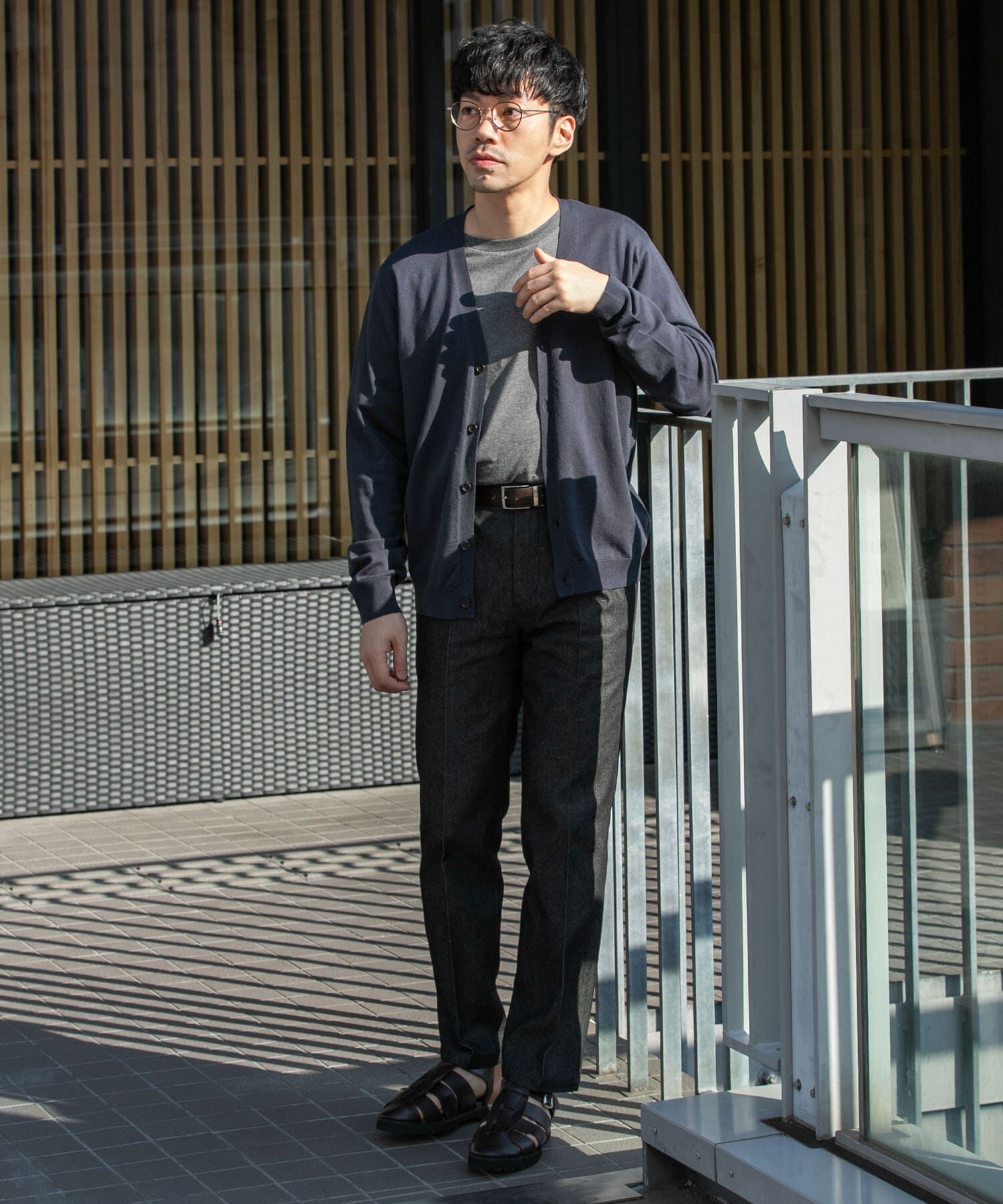 URBAN RESEARCH ROSSO「『XLサイズあり』デニムスラックスパンツ」|デニム|