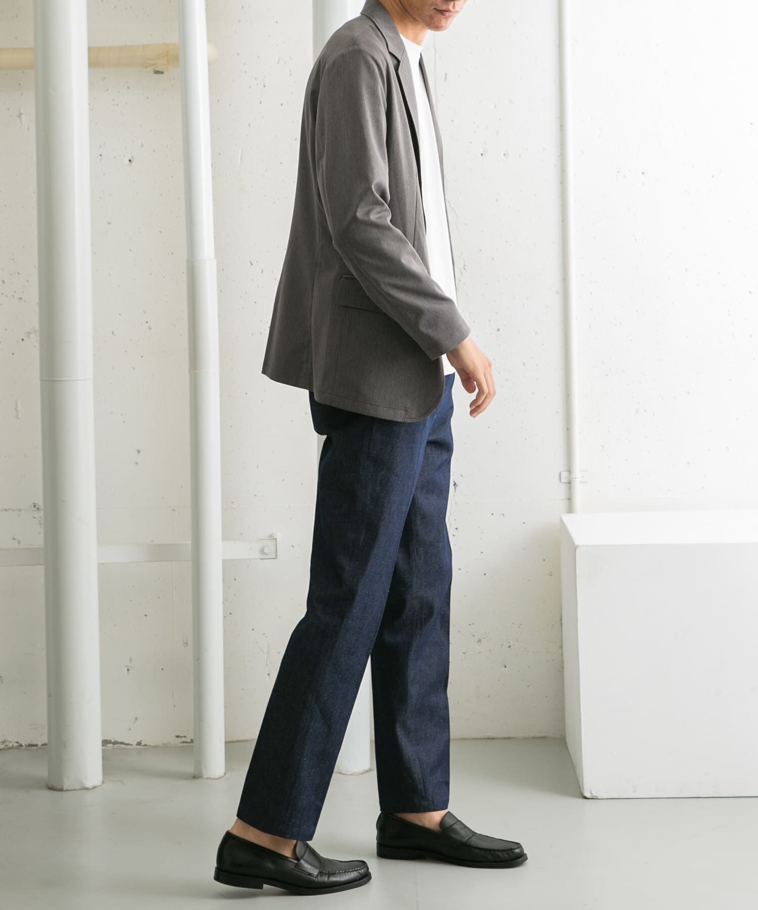 URBAN RESEARCH ROSSO「『XLサイズあり』デニムスラックスパンツ」|デニム|