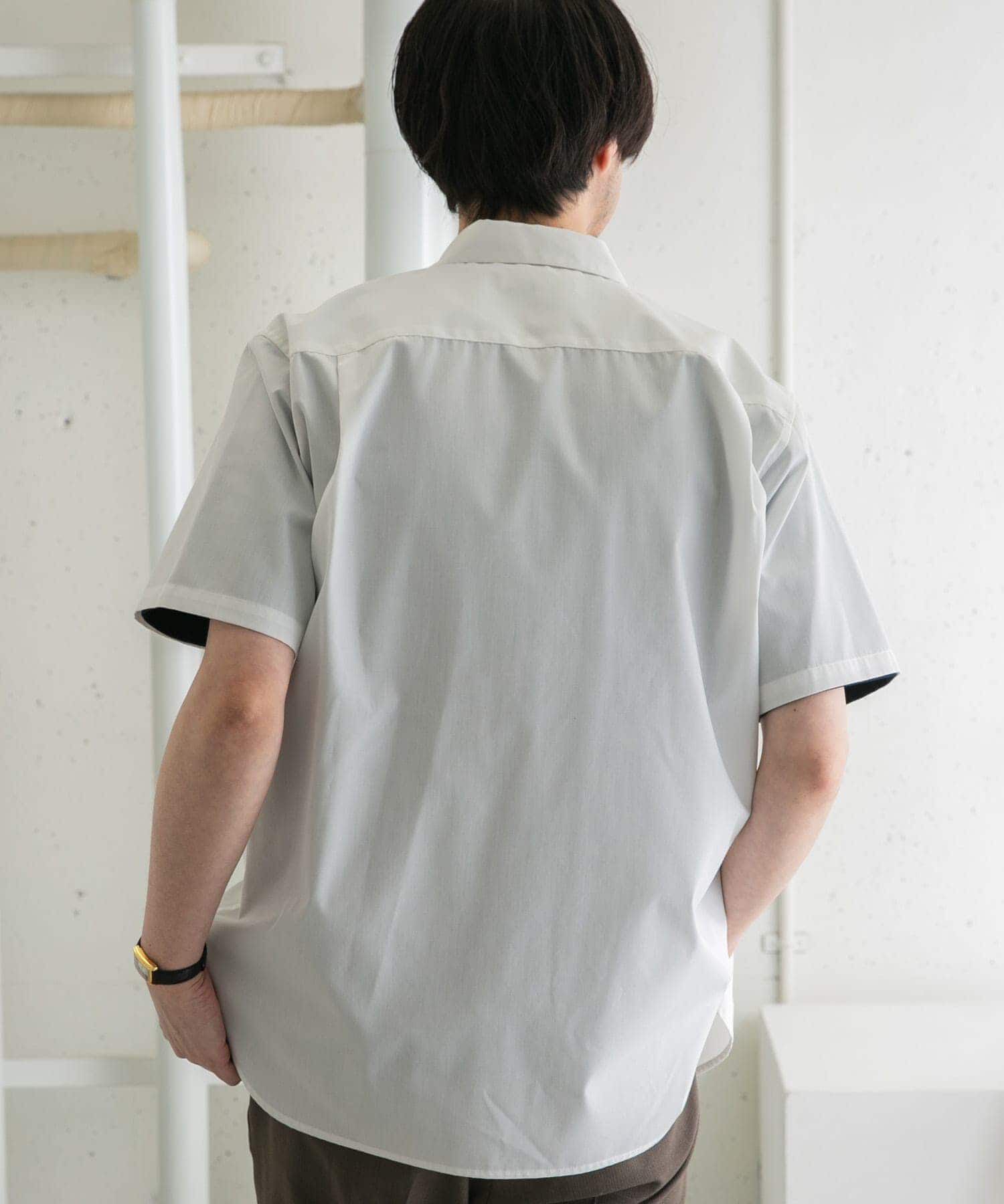 URBAN RESEARCH ROSSO「『防シワ/防臭』『XLサイズあり』ハイパフォーマンスブロード半袖シャツ」|シャツ・ブラウス|