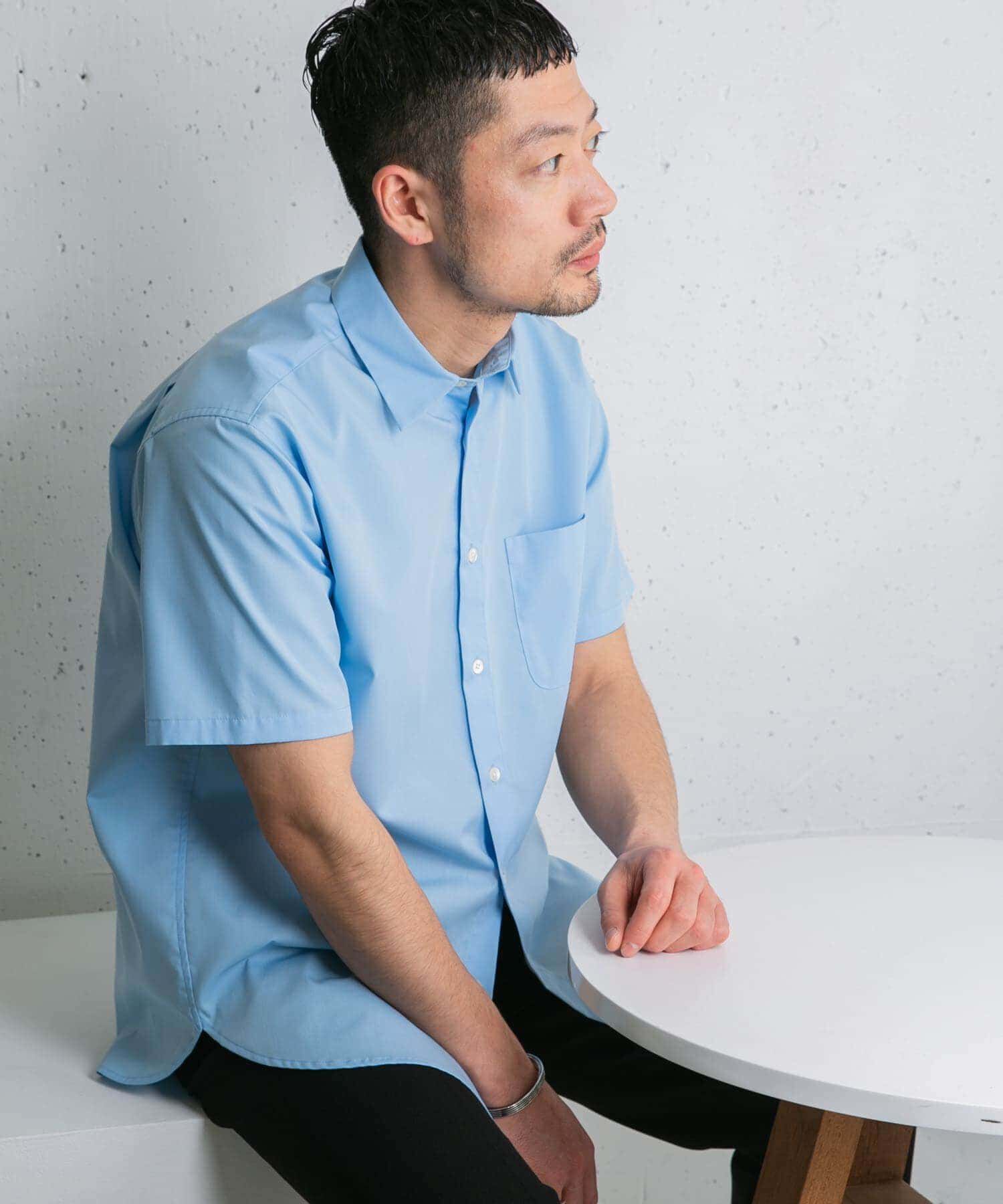 URBAN RESEARCH ROSSO「『防シワ/防臭』『XLサイズあり』ハイパフォーマンスブロード半袖シャツ」|シャツ・ブラウス|