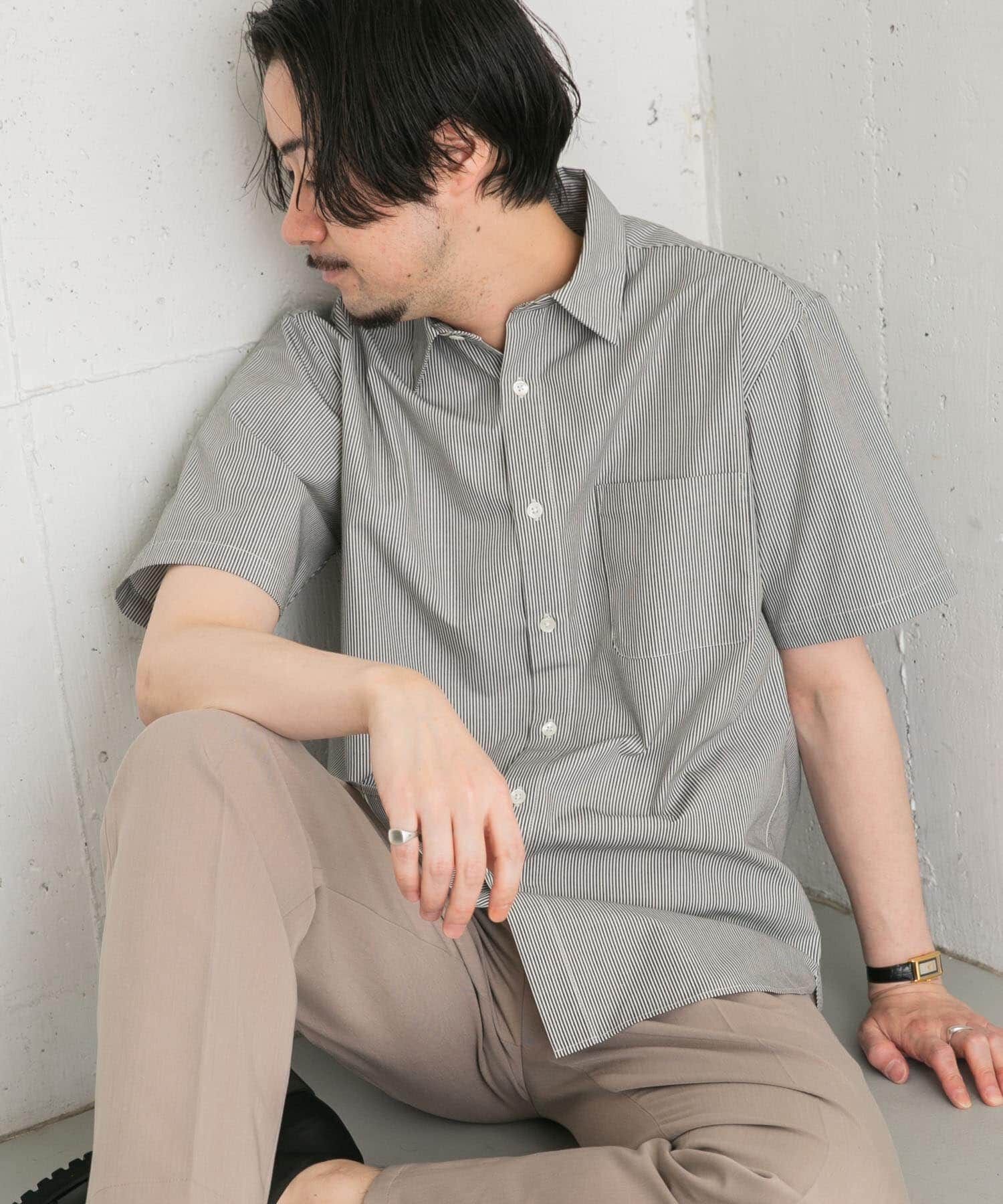 URBAN RESEARCH ROSSO「『防シワ/防臭』『XLサイズあり』ハイパフォーマンスブロード半袖シャツ」|シャツ・ブラウス|