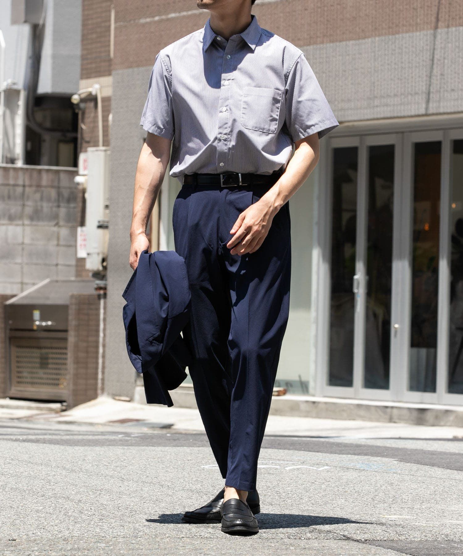 URBAN RESEARCH ROSSO「『防シワ/防臭』『XLサイズあり』ハイパフォーマンスブロード半袖シャツ」|シャツ・ブラウス|