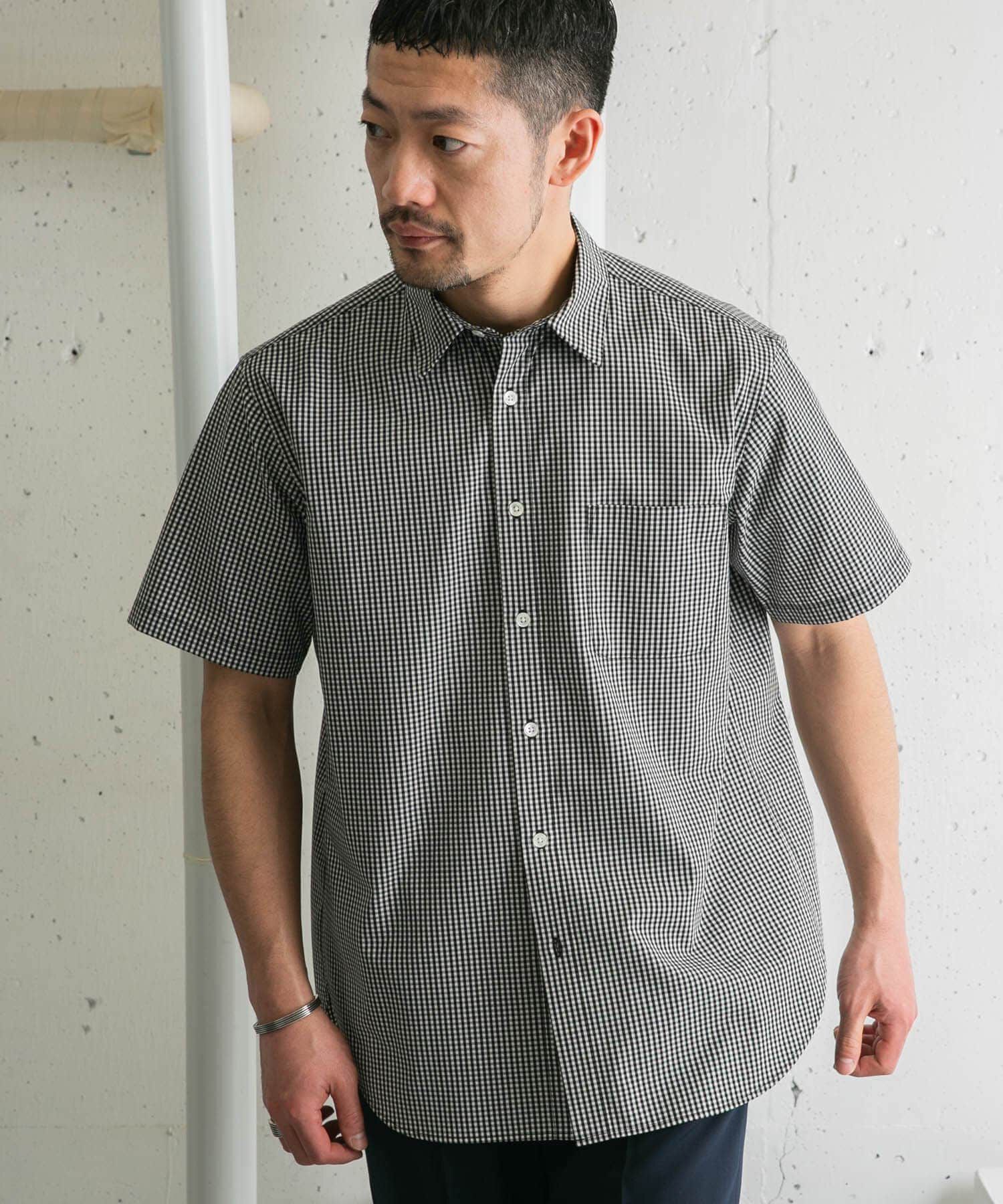 URBAN RESEARCH ROSSO「『防シワ/防臭』『XLサイズあり』ハイパフォーマンスブロード半袖シャツ」|シャツ・ブラウス|