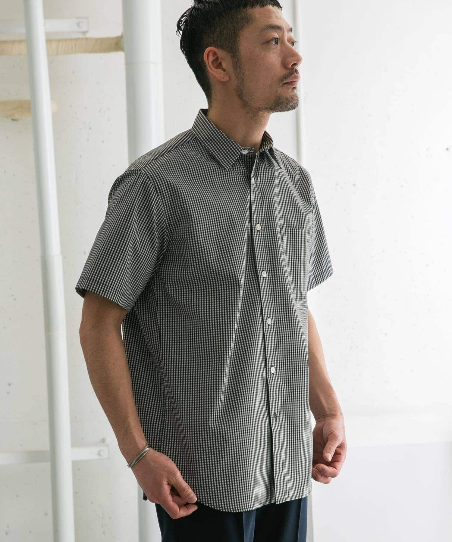 URBAN RESEARCH ROSSO「『防シワ/防臭』『XLサイズあり』ハイパフォーマンスブロード半袖シャツ」|シャツ・ブラウス|