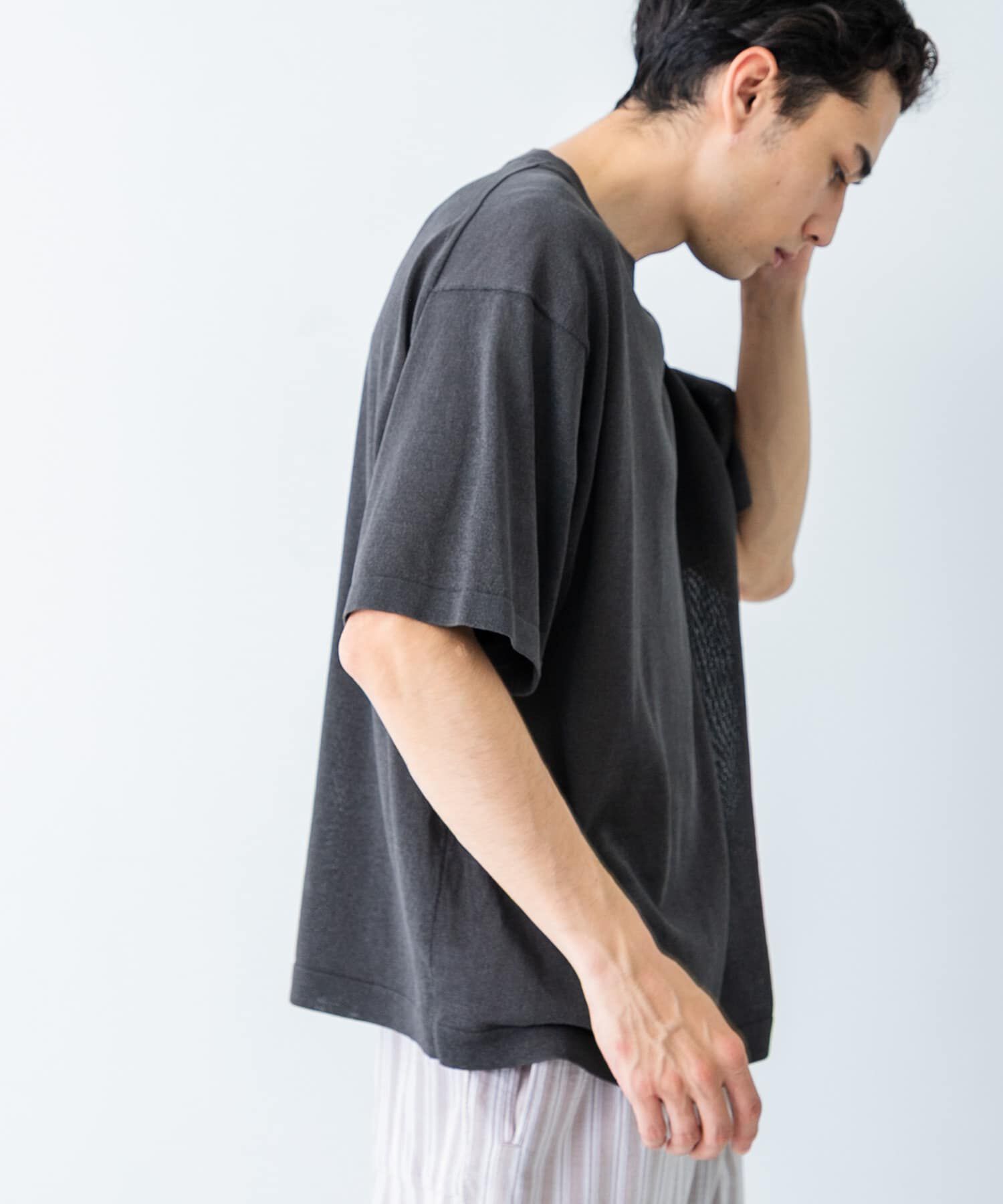 URBAN RESEARCH「『別注』crepuscule&times;UR　Washi Knit Short-Sleeve T-shirts」|ニット・セーター|