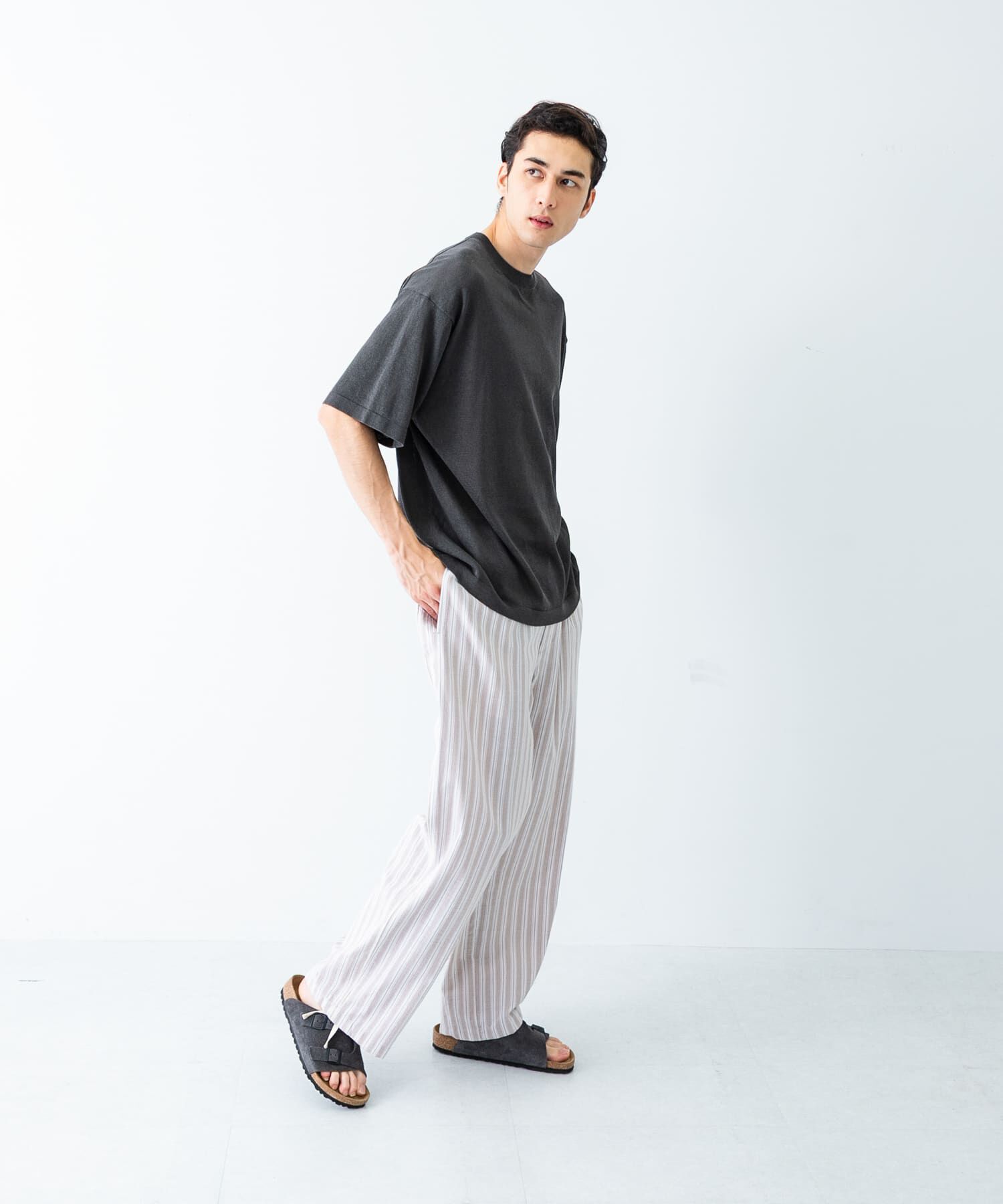 URBAN RESEARCH「『別注』crepuscule&times;UR　Washi Knit Short-Sleeve T-shirts」|ニット・セーター|