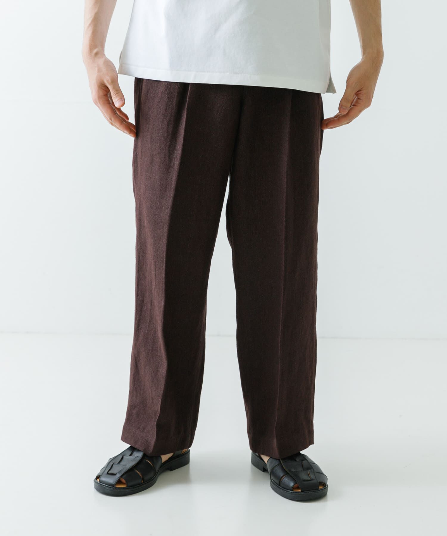 URBAN RESEARCH「new basic　リネンタックスラックス」|その他|