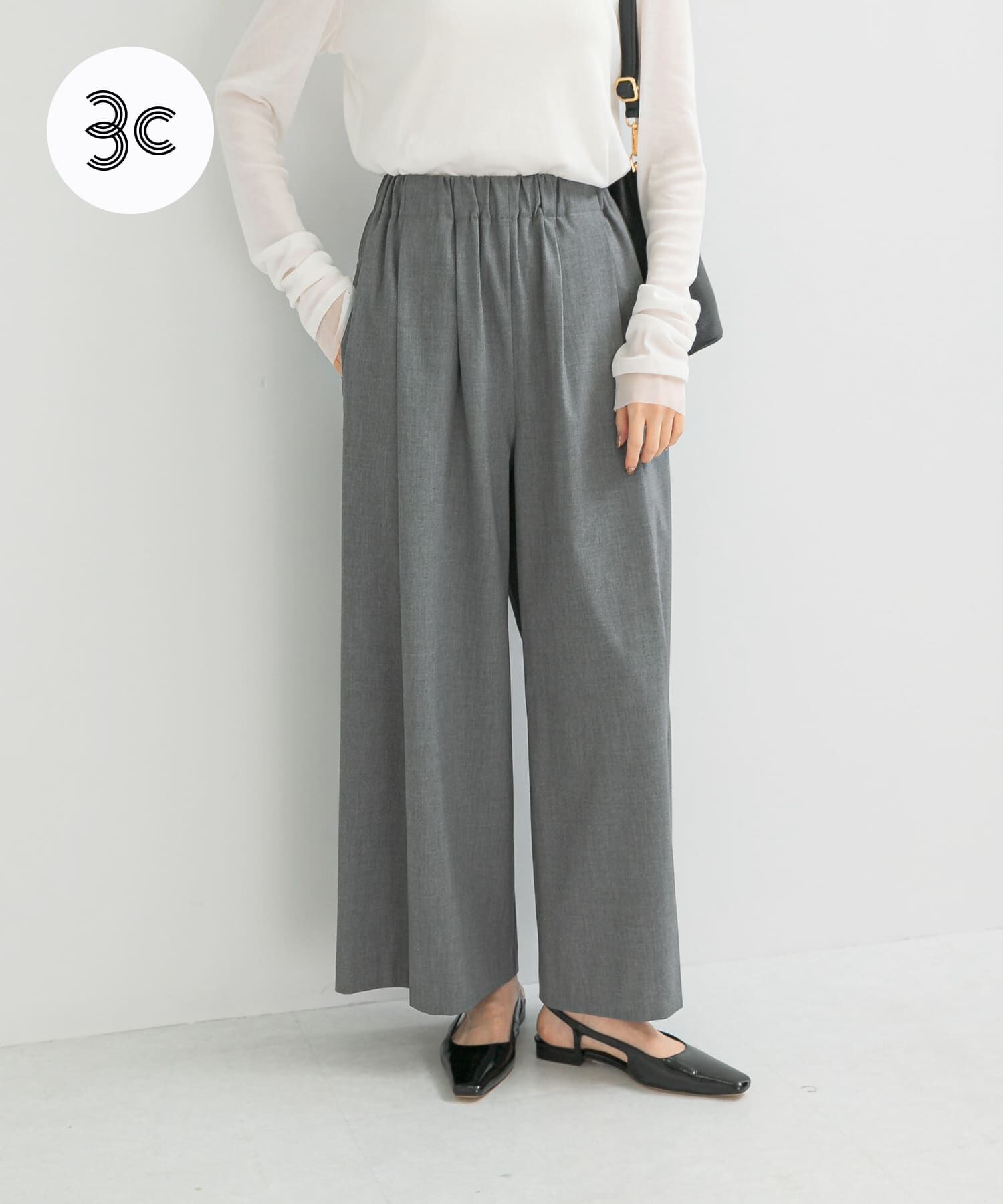 URBAN RESEARCH ROSSO「ウォッシャブルイージータックパンツ」|その他|グレー