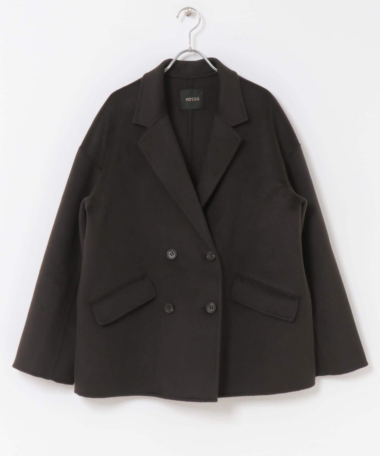 URBAN RESEARCH ROSSO「リバージャコット」|ノーカラーコート|