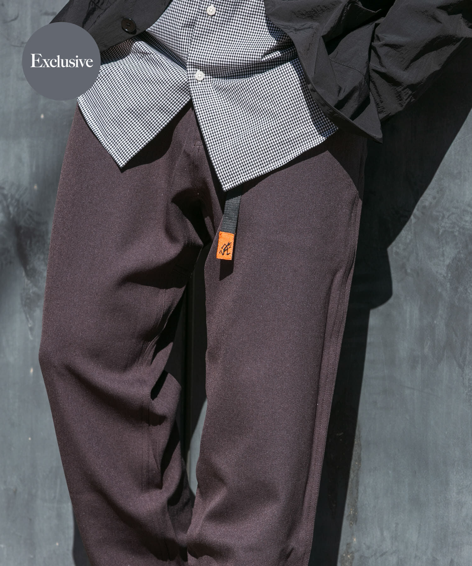 URBAN RESEARCH ROSSO「『別注』Gramicci　ウォッシャブルウォームワンタックパンツ」|その他|チャコールグレー