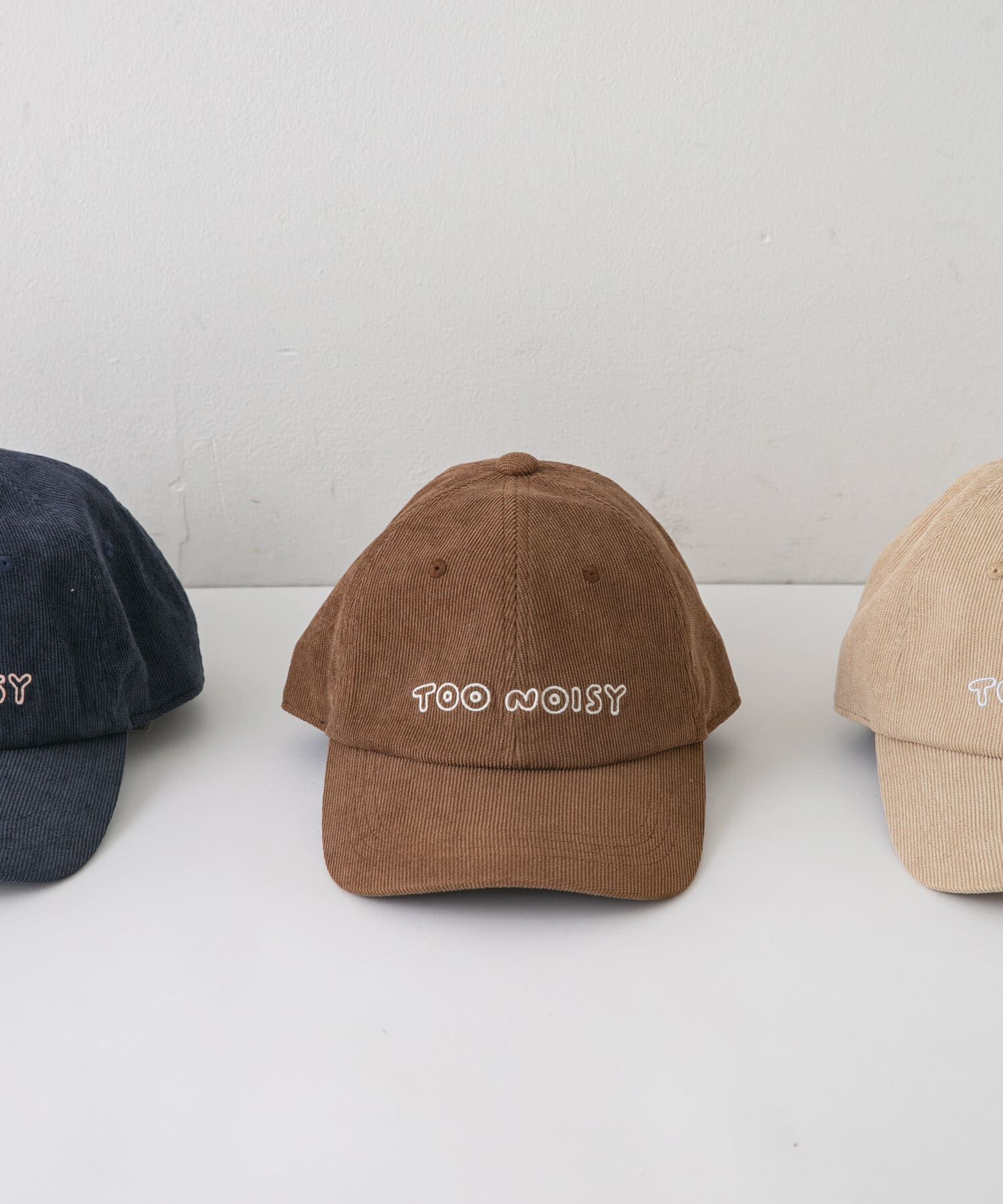 SMELLY「コーデュロイロゴキャップ」|キャップ・キャスケット|ブラウン