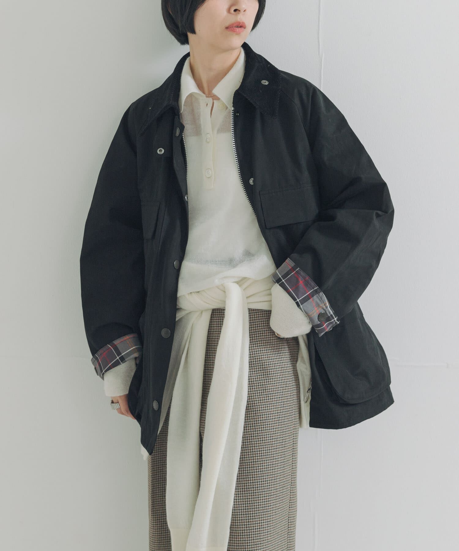 URBAN RESEARCH「『別注』Barbour / URBAN RESEARCH　BEDALE」|ノーカラーコート|