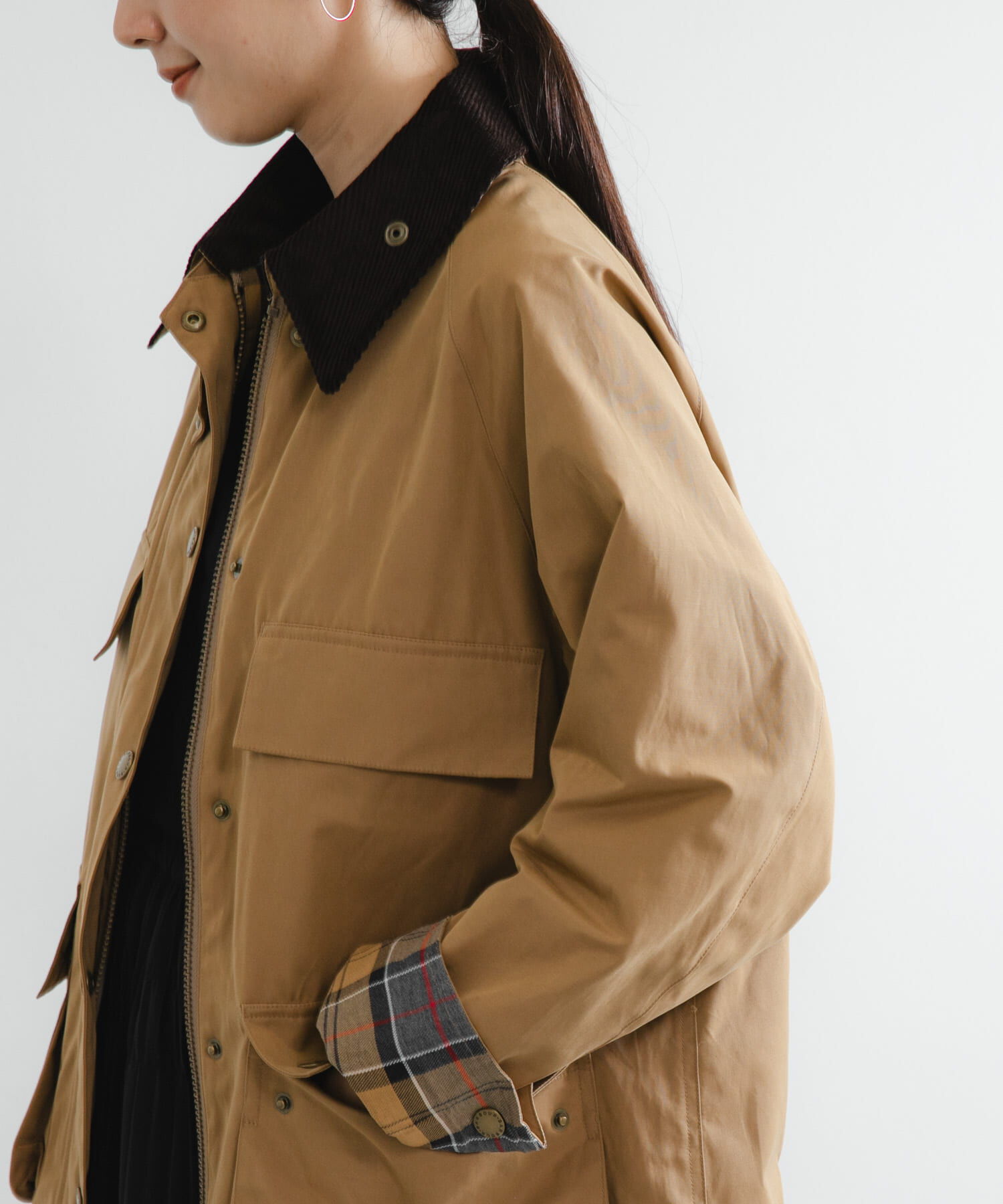 URBAN RESEARCH「『別注』Barbour / URBAN RESEARCH　BEDALE」|ノーカラーコート|