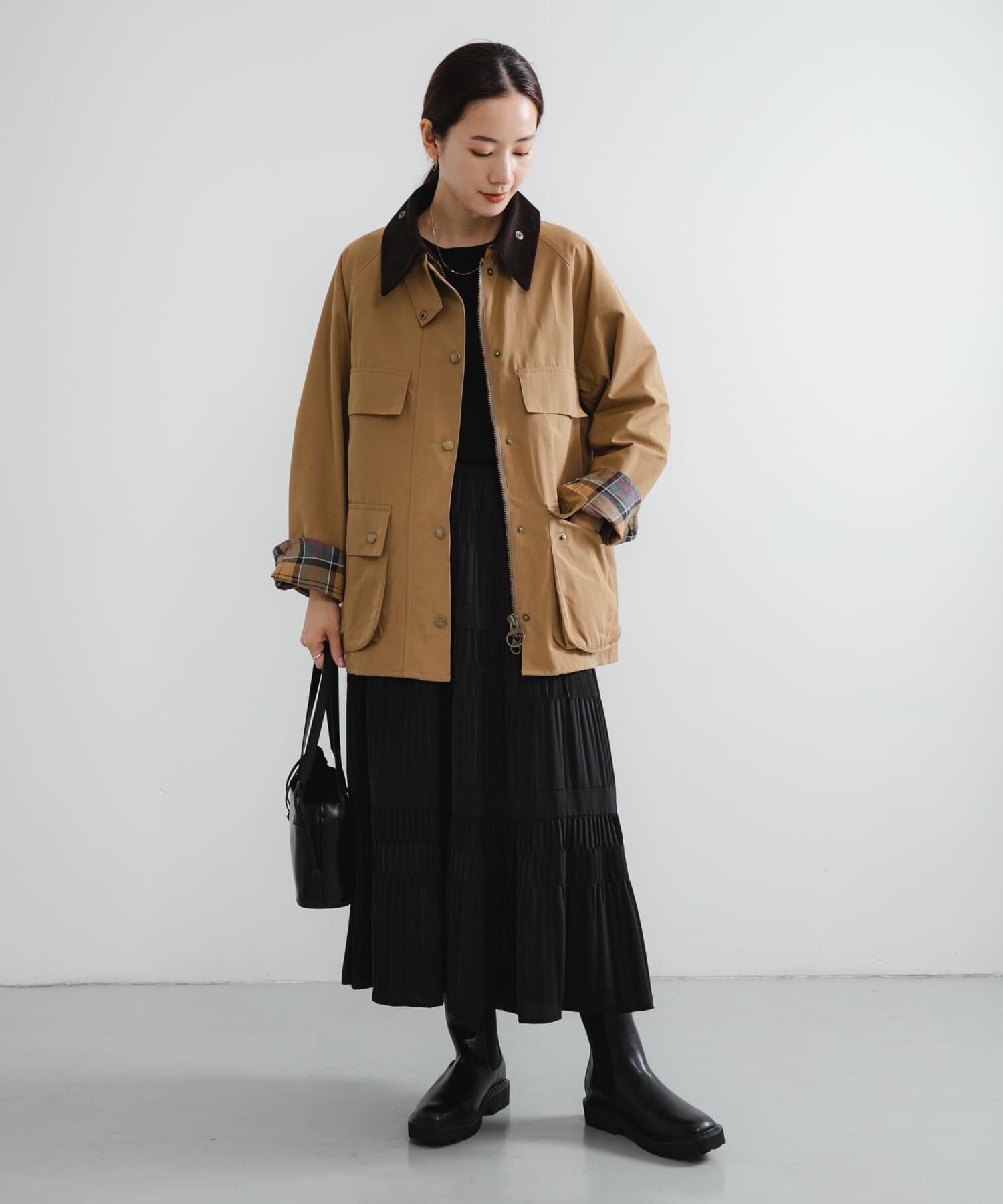 URBAN RESEARCH「『別注』Barbour / URBAN RESEARCH　BEDALE」|ノーカラーコート|