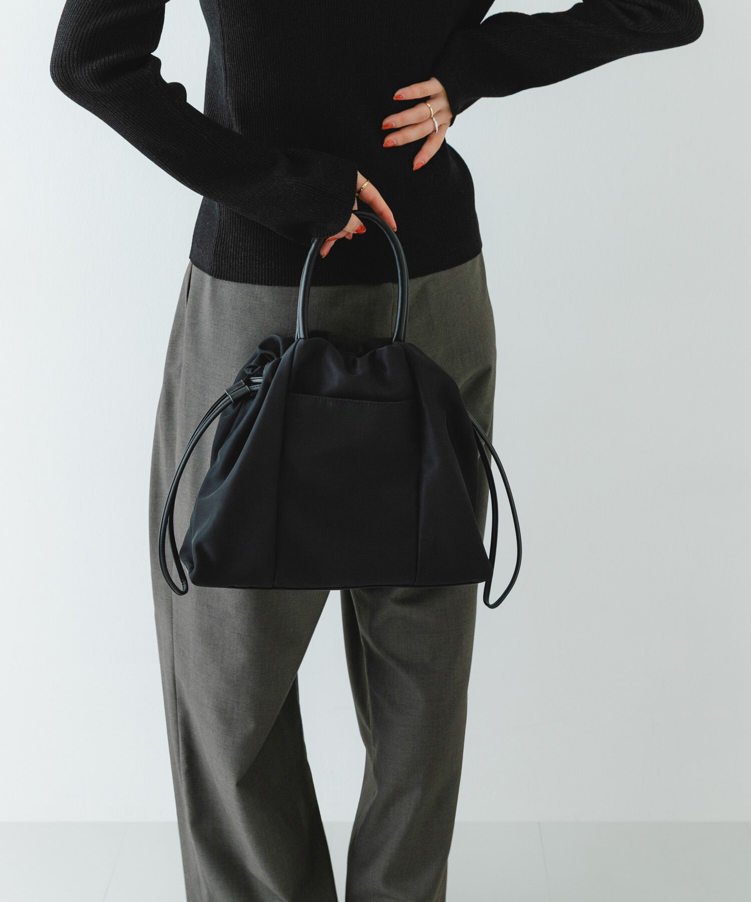 RODE SKO「ショルダー付撥水ミニキンチャクバッグ」|ショルダー・メッセンジャー|