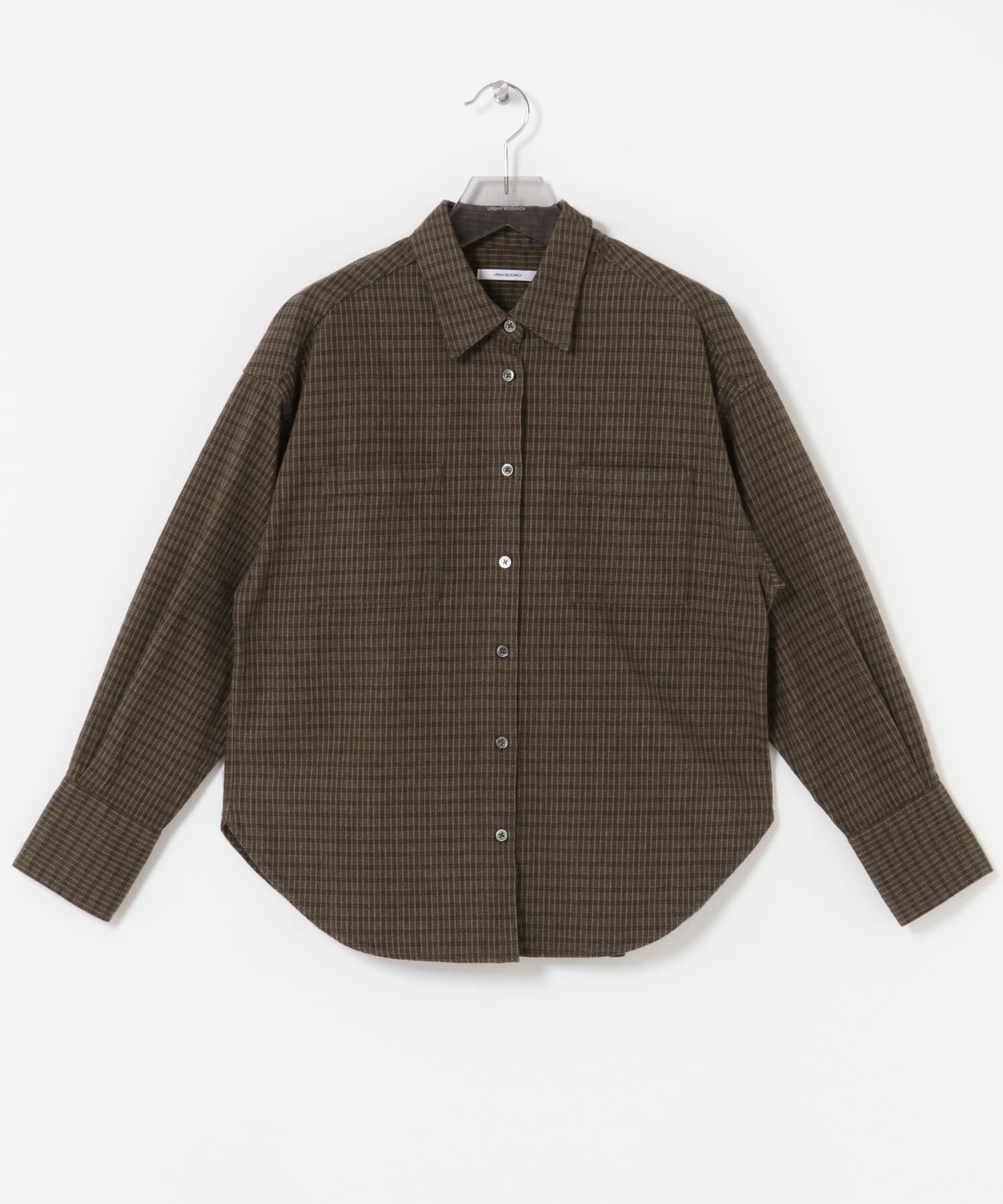 URBAN RESEARCH「ネルチェックコットンシャツ」|シャツ・ブラウス|