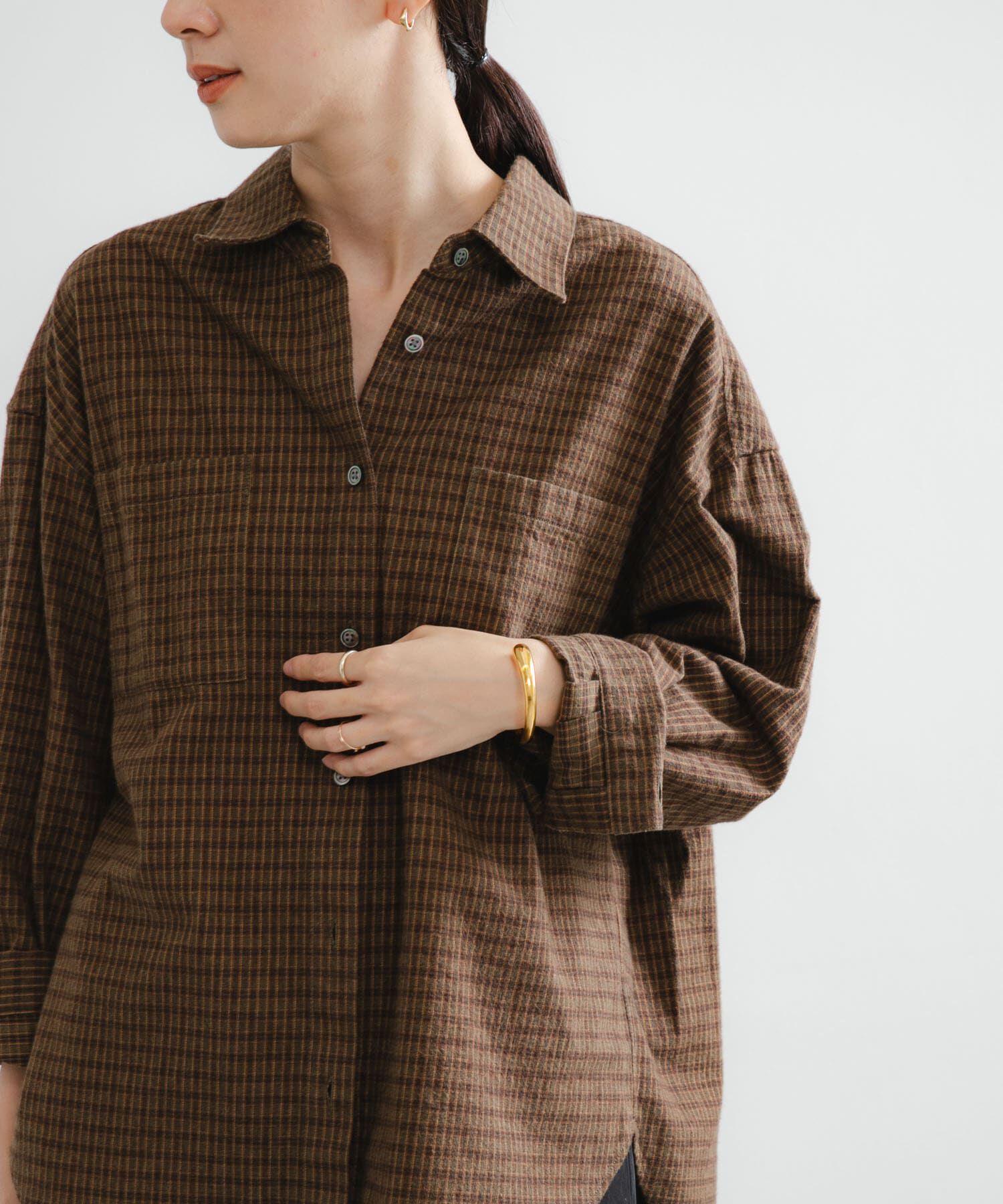 URBAN RESEARCH「ネルチェックコットンシャツ」|シャツ・ブラウス|