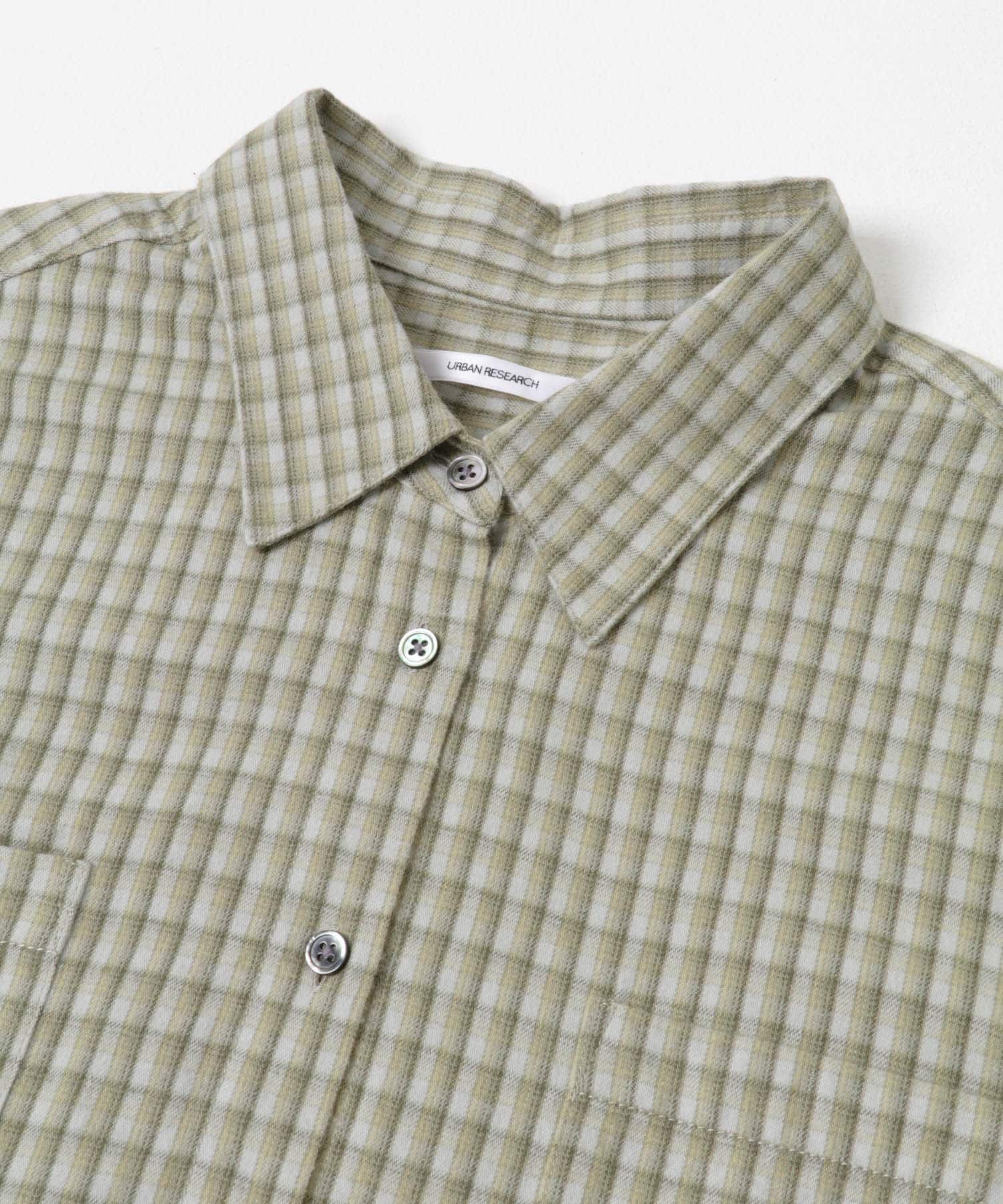 URBAN RESEARCH「ネルチェックコットンシャツ」|シャツ・ブラウス|