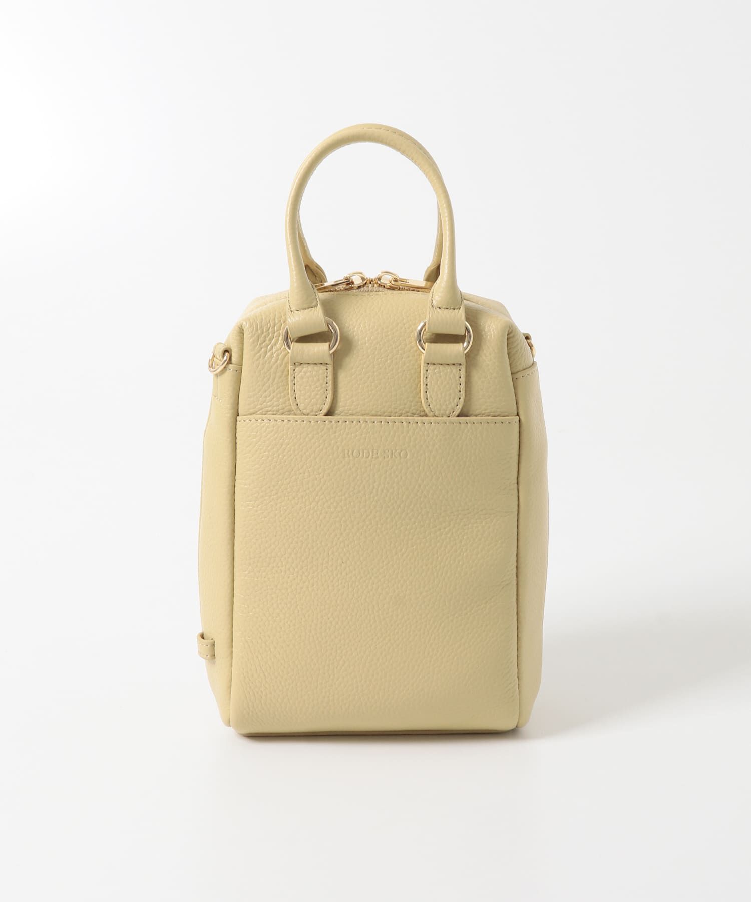 RODE SKO「『縦型』レザーミニボストンバッグ」|ボストンバッグ|