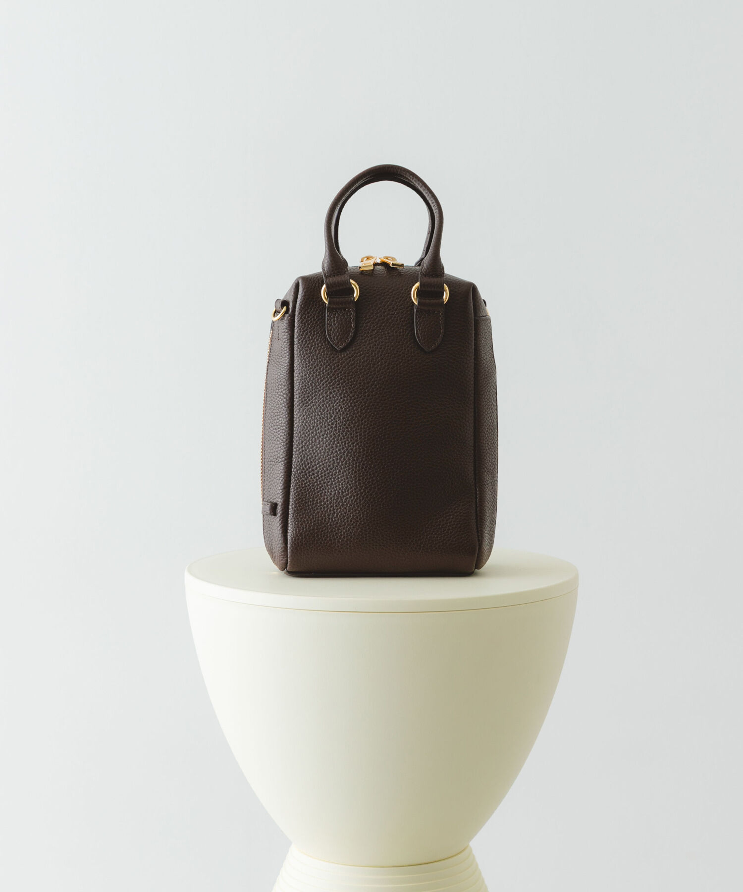 RODE SKO「『縦型』レザーミニボストンバッグ」|ボストンバッグ|ブラウン系その他